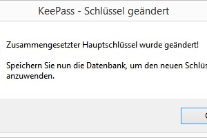 KeePass Schlüsseldatei Keyfile