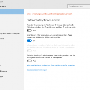Windows 10 Datenschutz Privacy PowerShell Skript