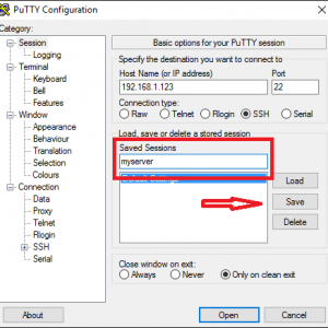 PuTTY SSH Client Windows