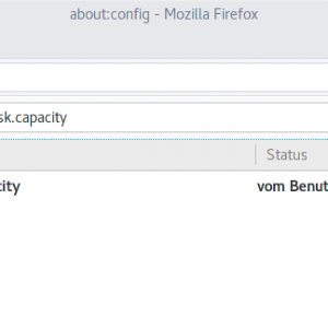 Mozilla Firefox Sync about:config