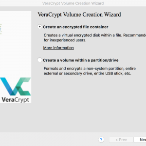 SSH Key in VeraCrypt Container