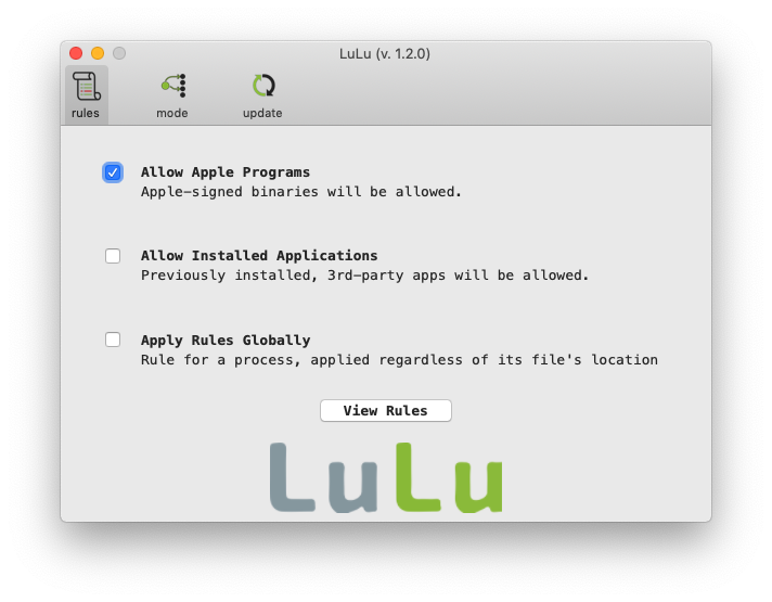 LuLu Open Source Firewall macOS