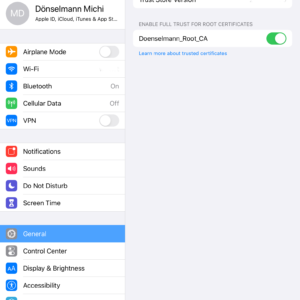iOS iPadOS 13 Zertifikate