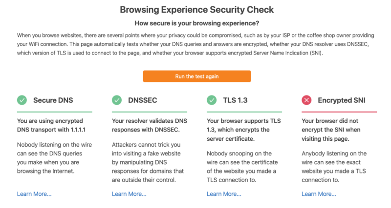 Cloudflare DNS over TLS bzw. DoT Konfiguration